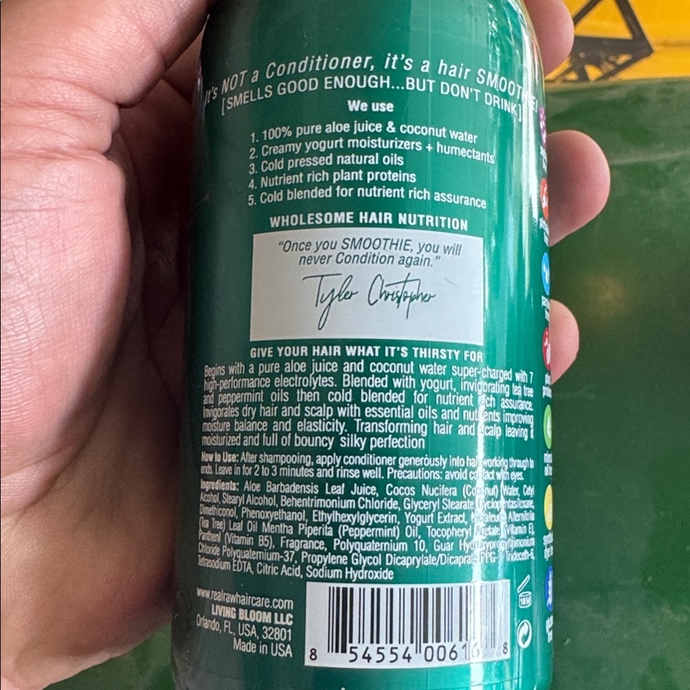 Real Raw Conditioner Teatree Energy Invigorate 12 Fl oz. LOT OF 3 - Picture 3 of 3